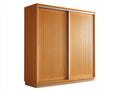 Armarios 180x60x200 cm - madera marrón con puertas correderas - diseño moderno para dormitorio